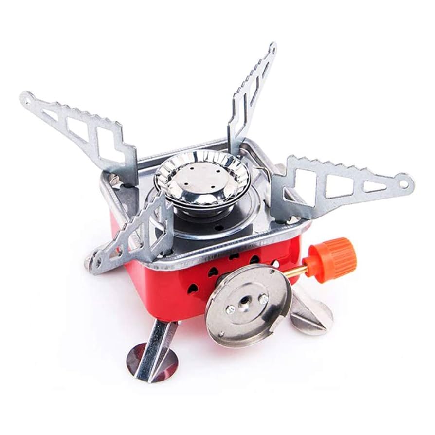 Portable Camping Gas Stove Mini Burner Cooker – Lightweight, Windproof & Foldable