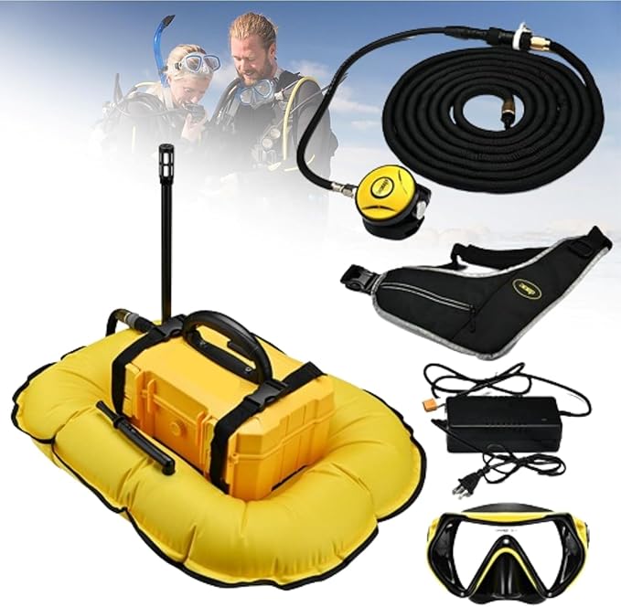 Mini Scuba Tank with Snorkel Mask