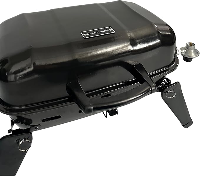 BBQ Outdoor Pro-Folding Table Gas Smoker Grill