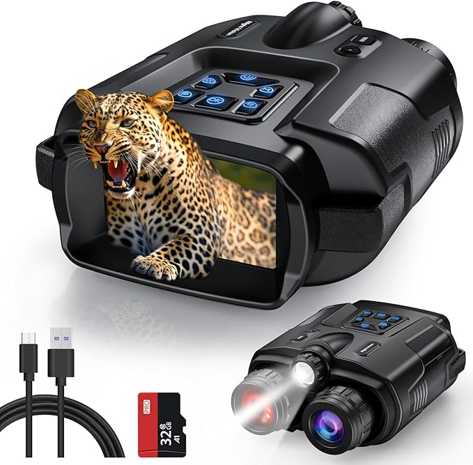 USB Rechargeable Digital Binoculars | 8X Zoom & 4K HD Display
