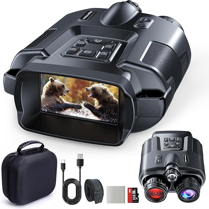USB Rechargeable Digital Binoculars | 8X Zoom & 4K HD Display