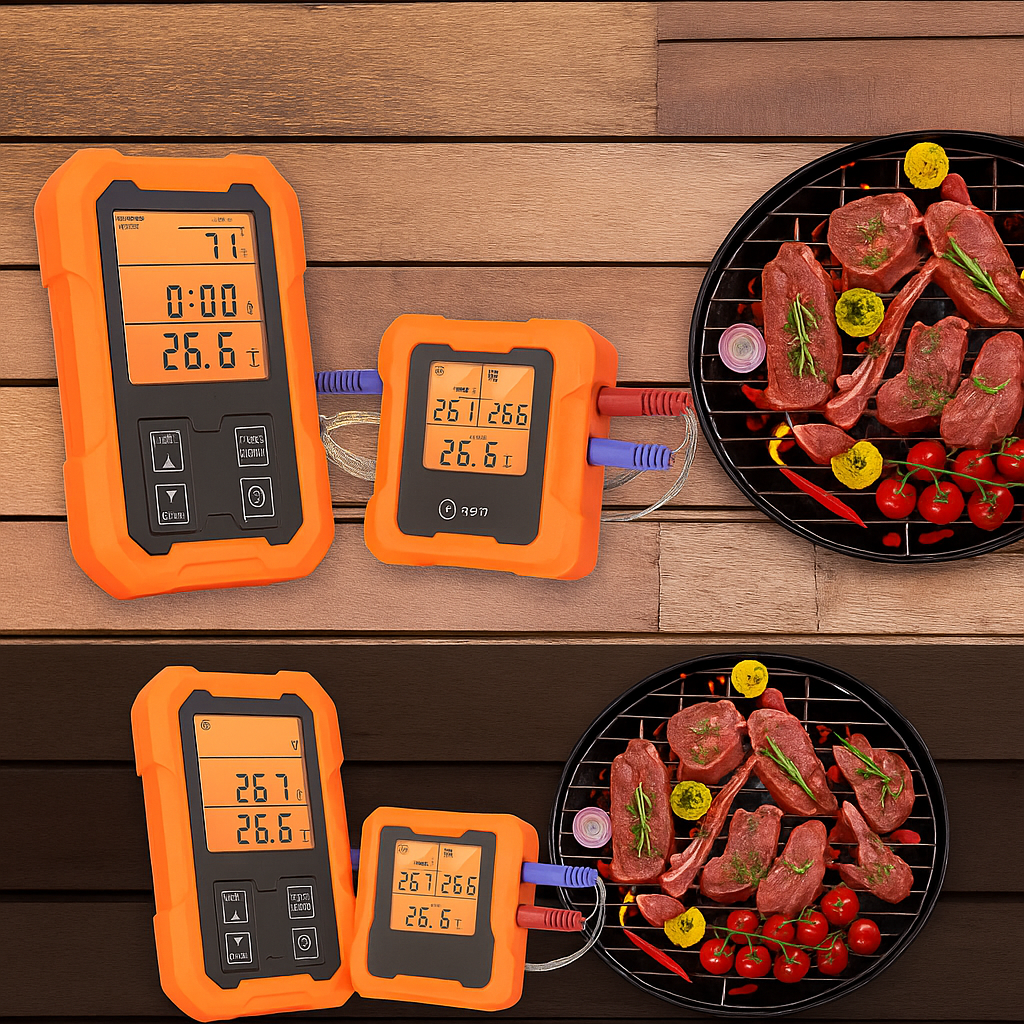 Wireless Meat Thermometer: Perfect Digital Cooking Companion for Grilling, Smoking, and Roasting