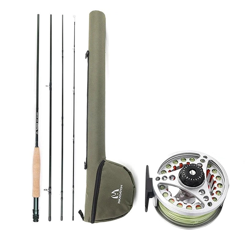 Fly Fishing Rod and Reel Combo Set, Lightweight & Durable