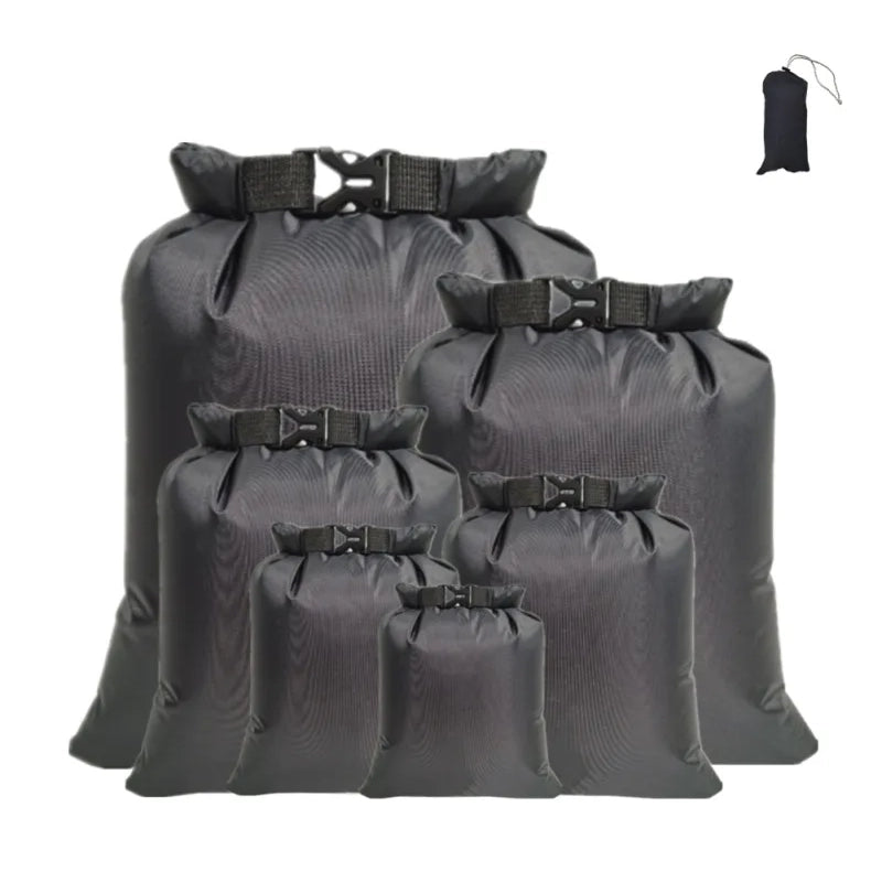 6-Piece Waterproof Dry Bag Set – Keep Your Gear Dry, Organized, and Adventure-Ready