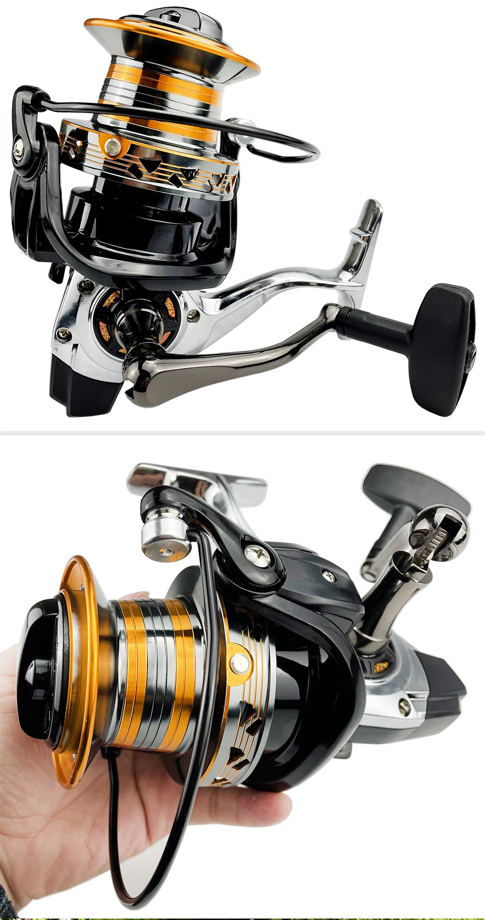 Heavy-Duty Saltwater Fishing Reel, 30KG Drag Power