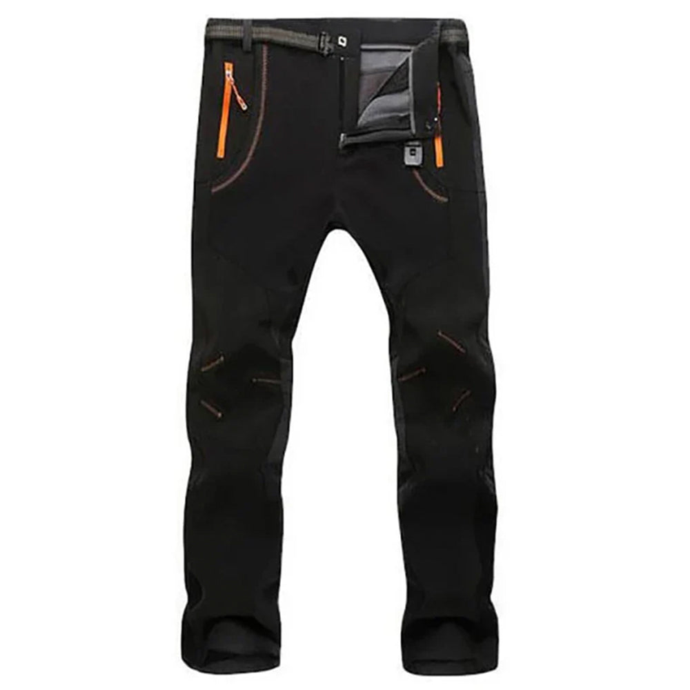 Thick Warm Fleece Hiking Pants - Waterproof, Insulated, Durable