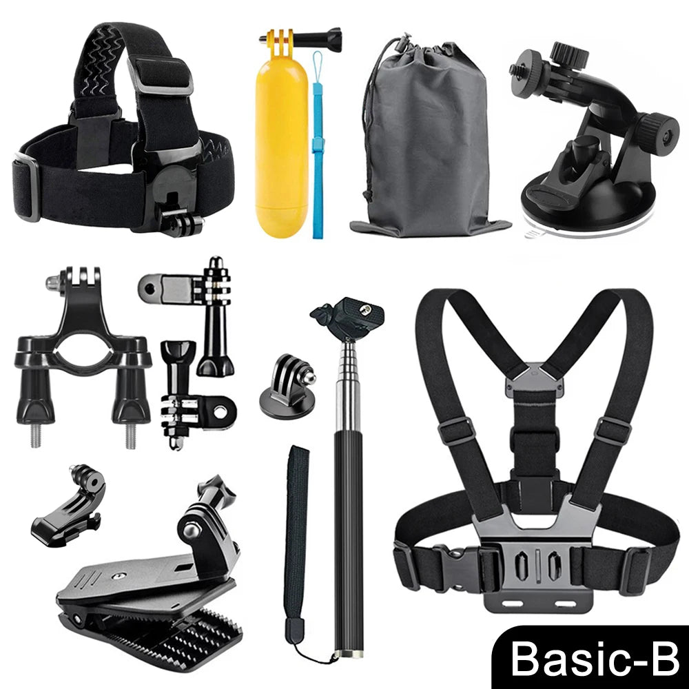 GoPro Accessories Set - Ultimate Gear Kit for Action Cameras
