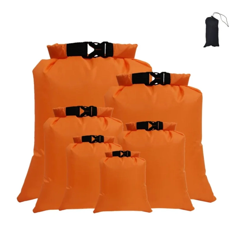 6-Piece Waterproof Dry Bag Set – Keep Your Gear Dry, Organized, and Adventure-Ready