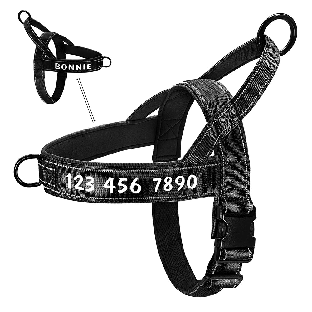 Survival Now™ Personalized Dog Military Tactical Harness