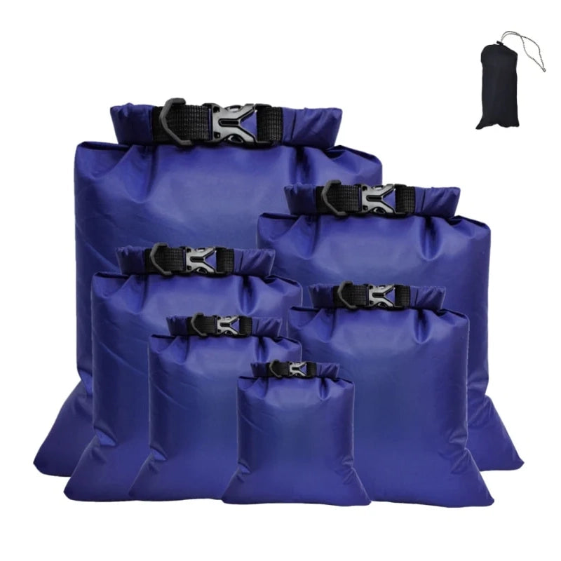 6-Piece Waterproof Dry Bag Set – Keep Your Gear Dry, Organized, and Adventure-Ready
