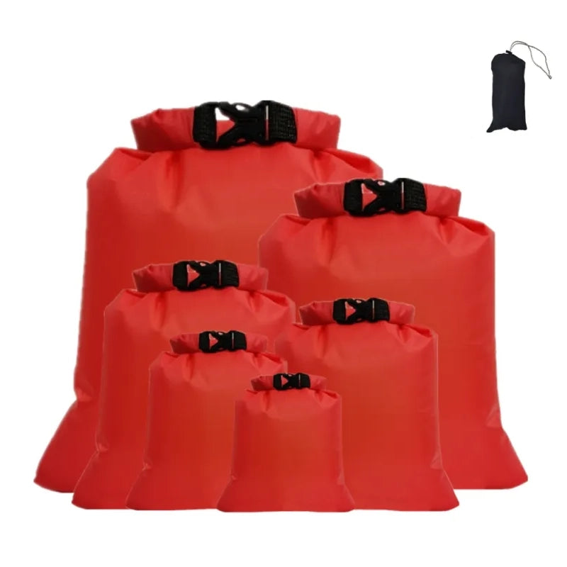 6-Piece Waterproof Dry Bag Set – Keep Your Gear Dry, Organized, and Adventure-Ready