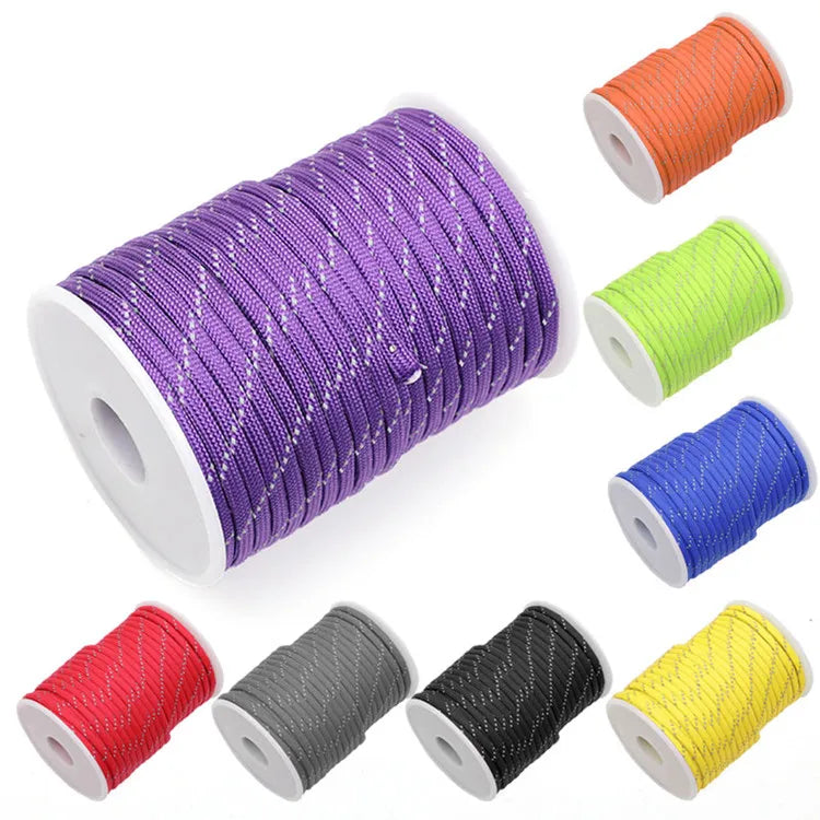Reflective Paracord Rope - 550lb Strength