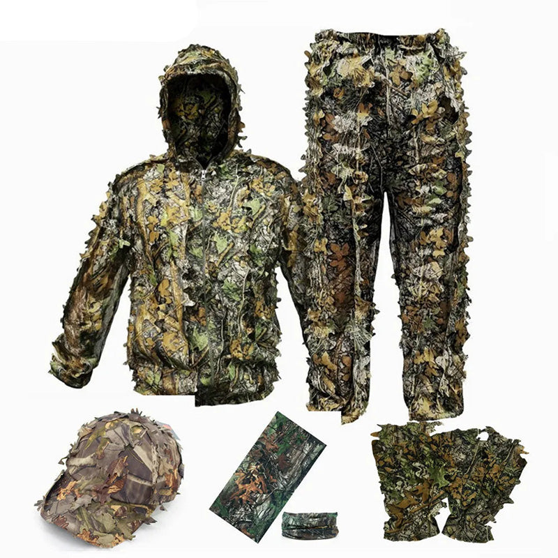 3D Leaf Bionic Camouflage Ghillie Suit for Ultimate Stealth and Comfort