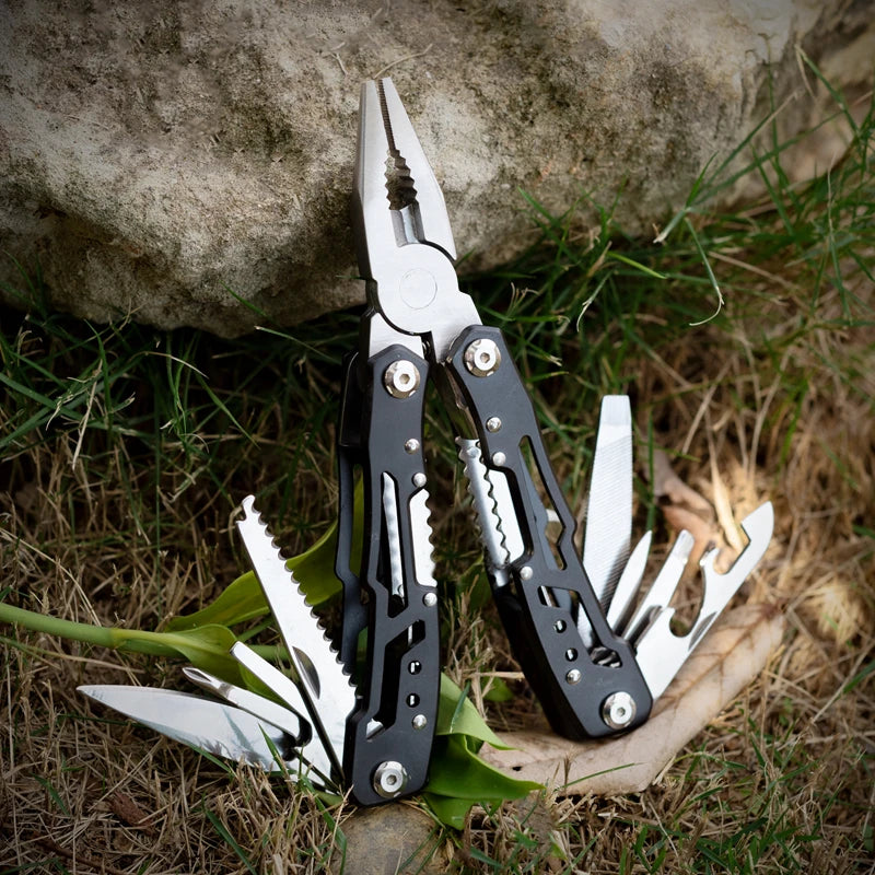 Multifunctional Folding Pliers Tool, Compact Stainless Steel Multi-Tool