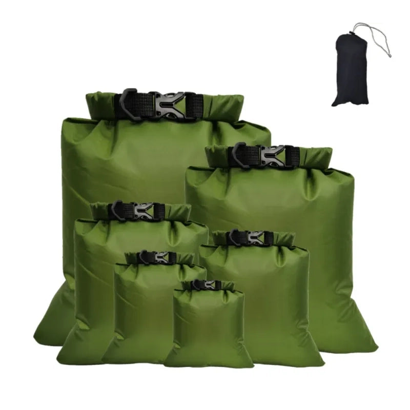 6-Piece Waterproof Dry Bag Set – Keep Your Gear Dry, Organized, and Adventure-Ready