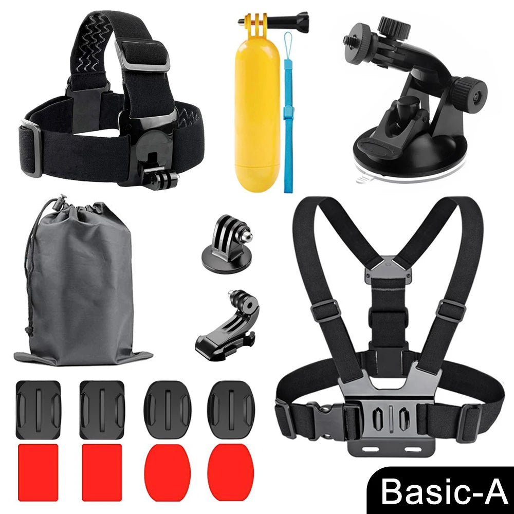 GoPro Accessories Set - Ultimate Gear Kit for Action Cameras