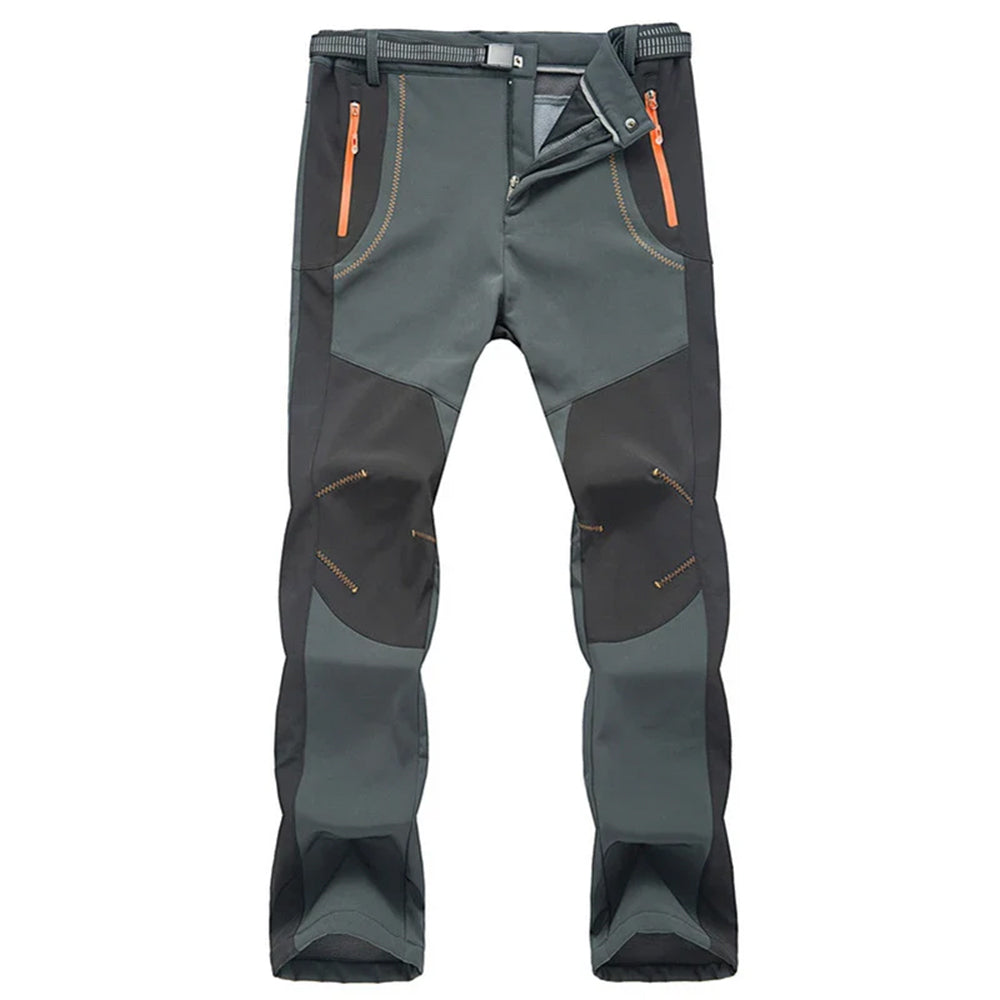 Thick Warm Fleece Hiking Pants - Waterproof, Insulated, Durable