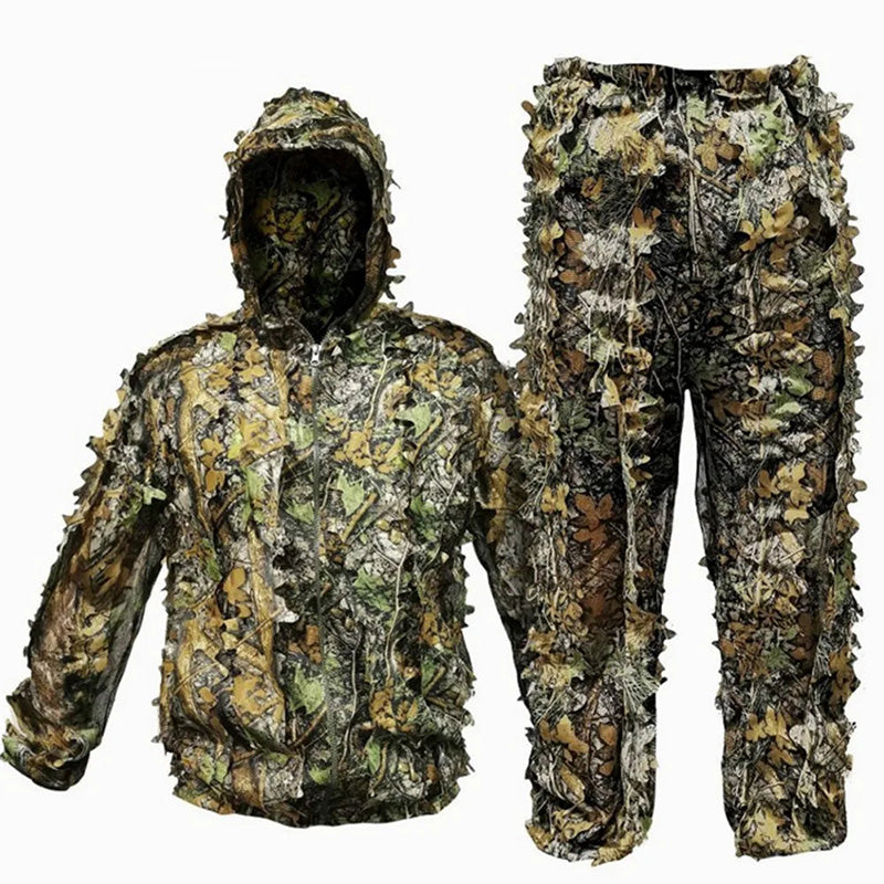3D Leaf Bionic Camouflage Ghillie Suit for Ultimate Stealth and Comfort