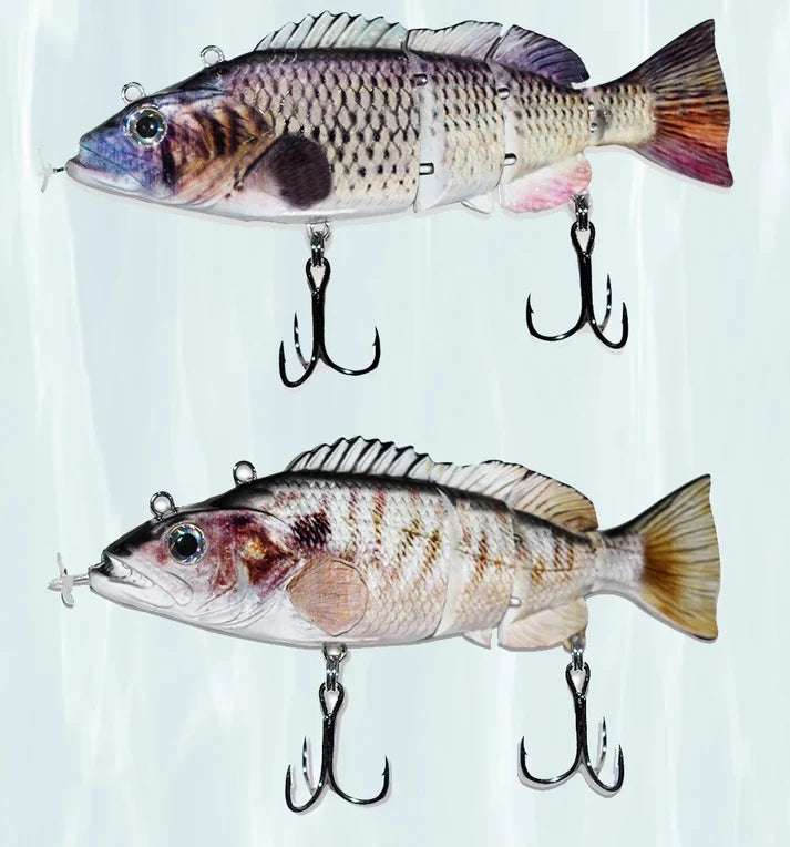 Robotic Swimming Lures, USB Rechargeable, LED Flashing