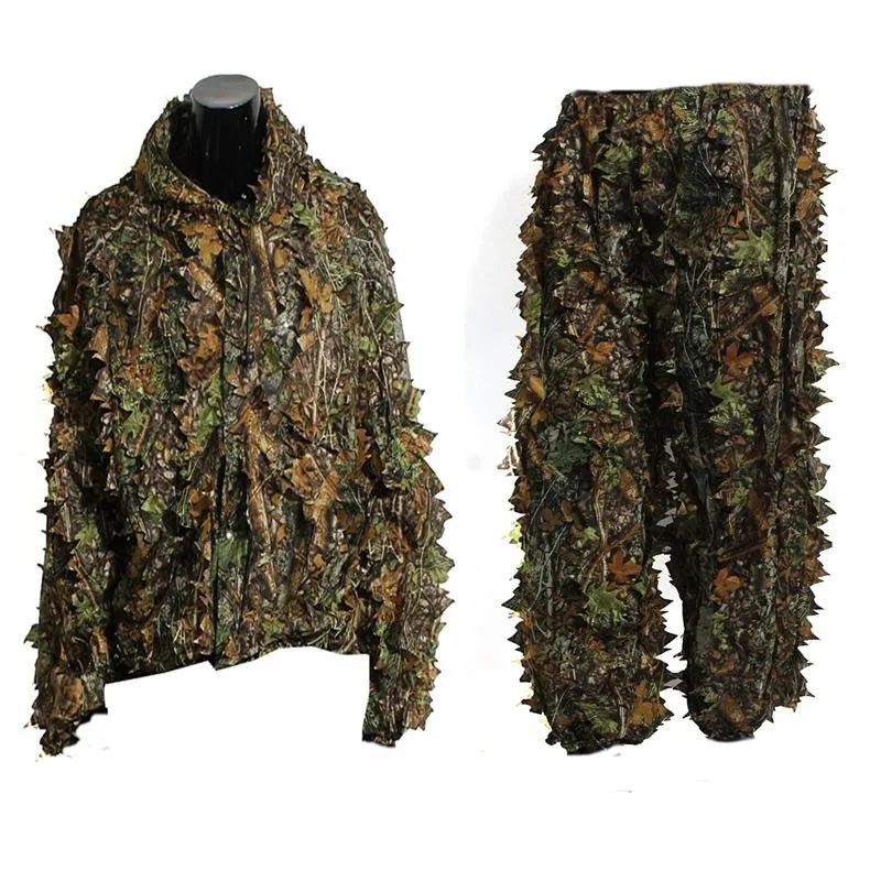 3D Leaf Bionic Camouflage Ghillie Suit for Ultimate Stealth and Comfort