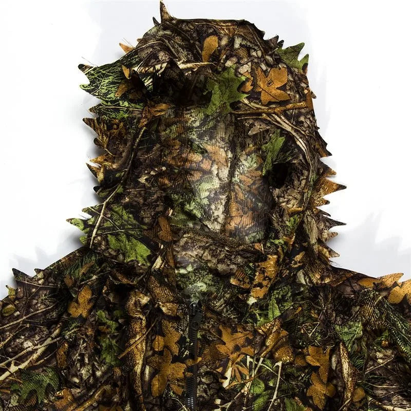 3D Leaf Bionic Camouflage Ghillie Suit for Ultimate Stealth and Comfort