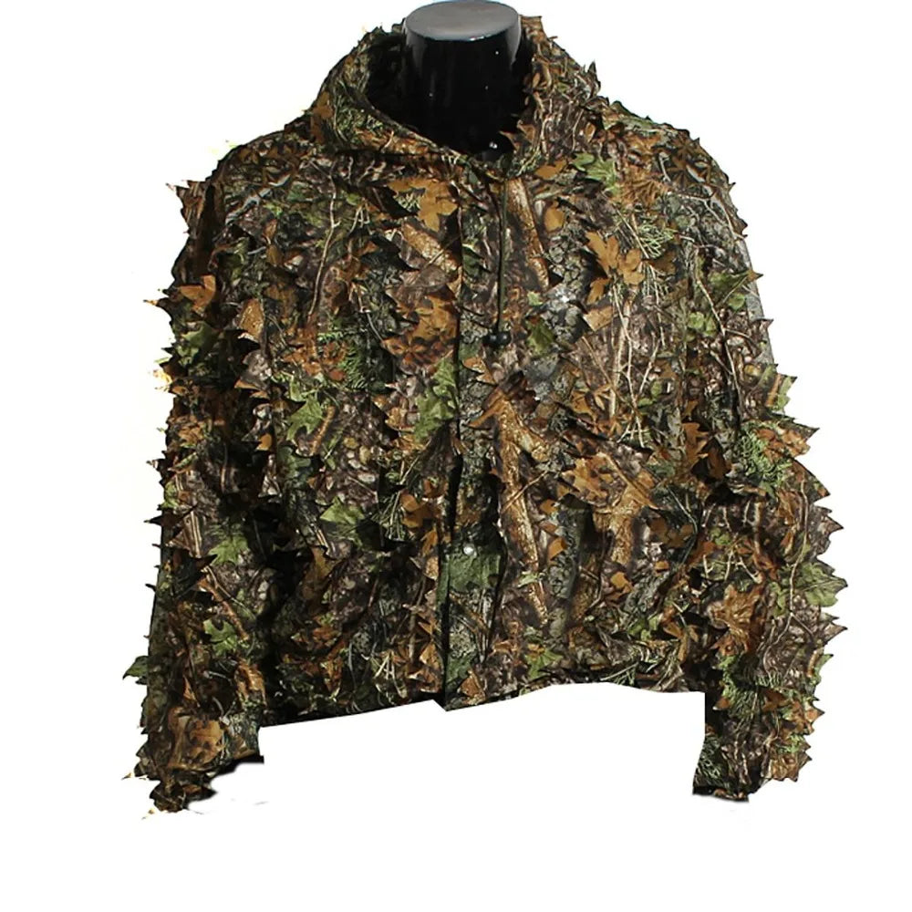 3D Leaf Bionic Camouflage Ghillie Suit for Ultimate Stealth and Comfort