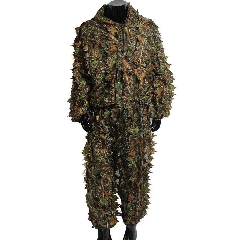 3D Leaf Bionic Camouflage Ghillie Suit for Ultimate Stealth and Comfort