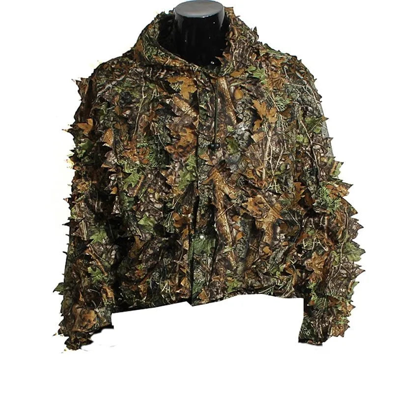 3D Leaf Bionic Camouflage Ghillie Suit for Ultimate Stealth and Comfort