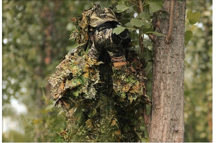 3D Leaf Bionic Camouflage Ghillie Suit for Ultimate Stealth and Comfort