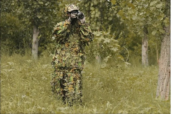 3D Leaf Bionic Camouflage Ghillie Suit for Ultimate Stealth and Comfort
