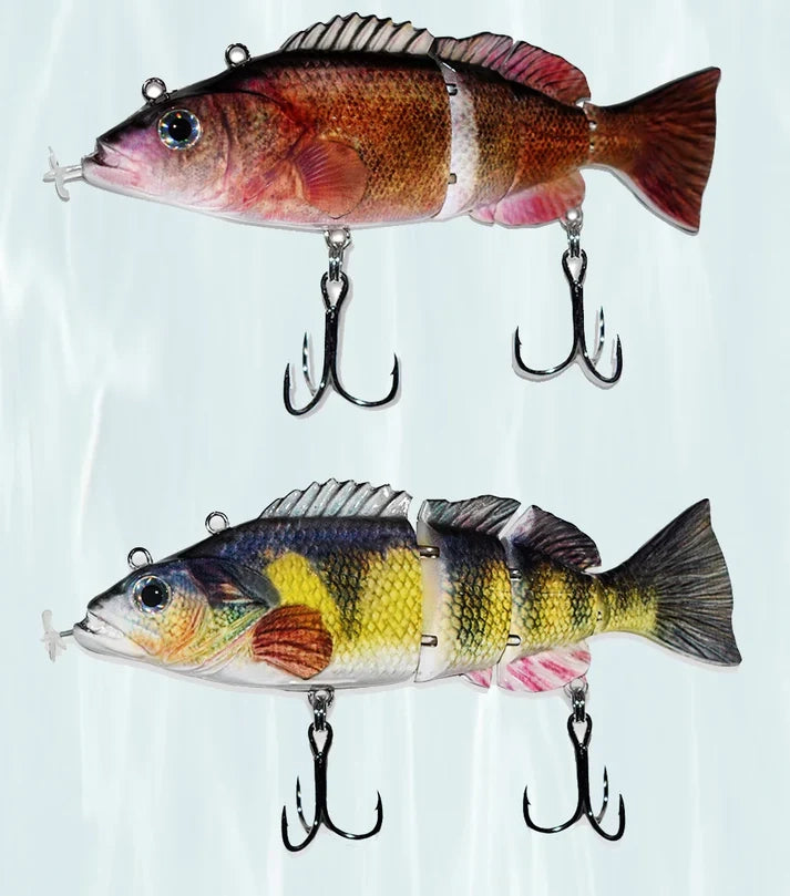 Robotic Swimming Lures, USB Rechargeable, LED Flashing