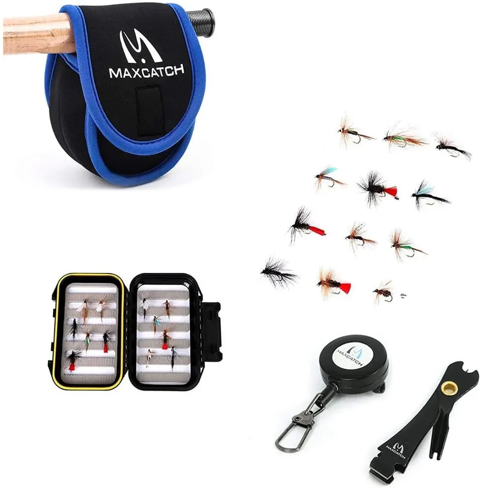 Fly Fishing Rod and Reel Combo Set, Lightweight & Durable