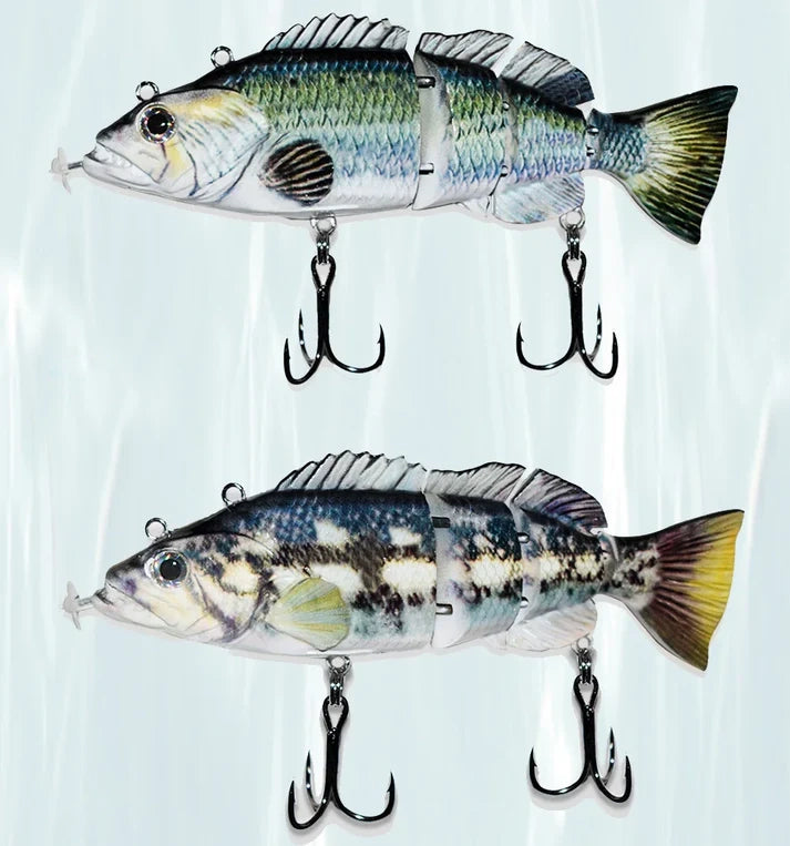 Robotic Swimming Lures, USB Rechargeable, LED Flashing