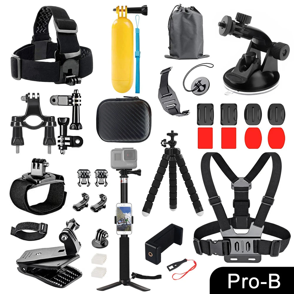 GoPro Accessories Set - Ultimate Gear Kit for Action Cameras