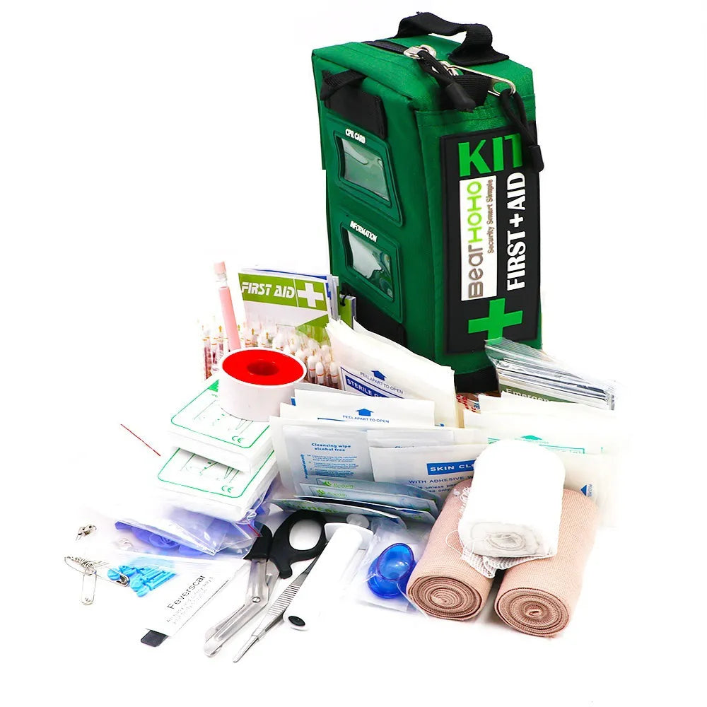 Emergency Medical Rescue First Aid Kit – 165-Piece Portable Safety Kit