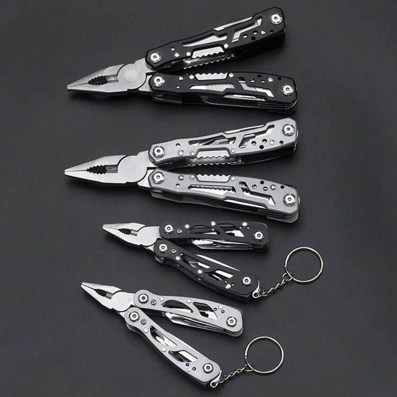 Multifunctional Folding Pliers Tool, Compact Stainless Steel Multi-Tool