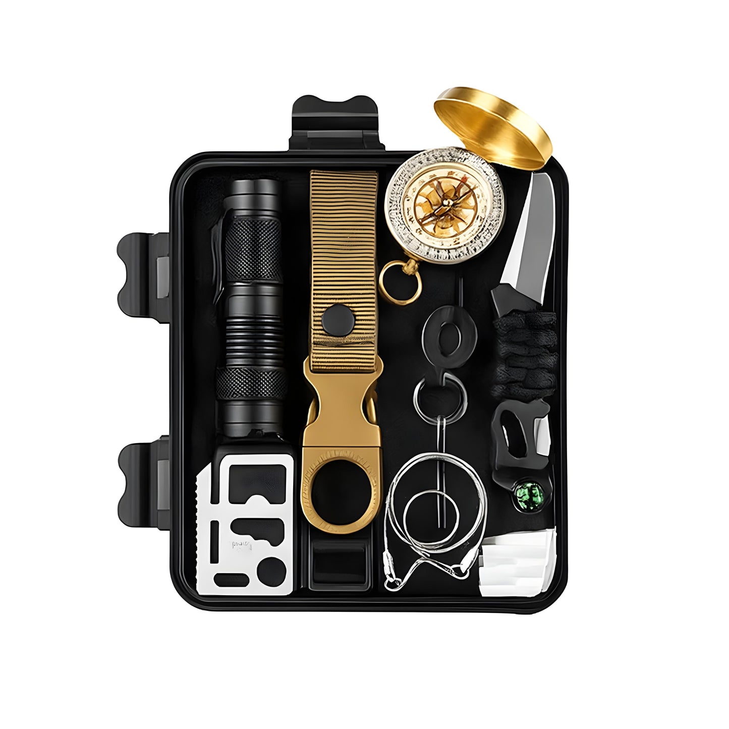 Multi-Function Outdoor Survival Kit – EDC Tools for Camping