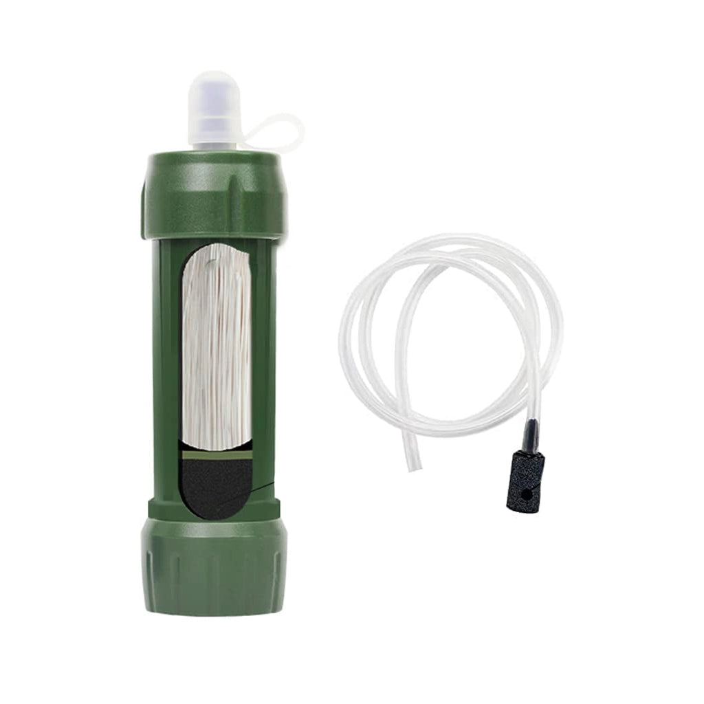Portable Mini Camping Water Filter Straw with Water Bag