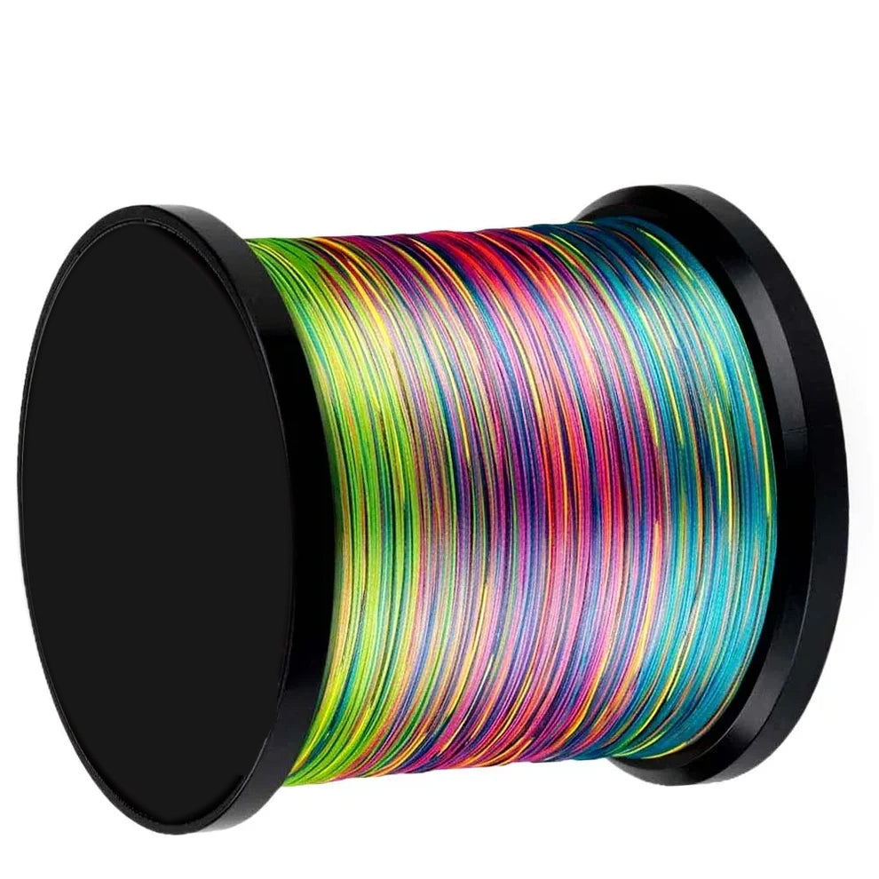 Braided Fishing Line – Green & White, 14lb to 82lb, PE High Strength
