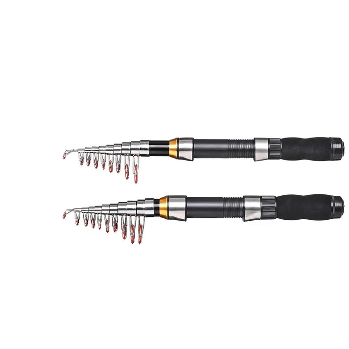 Telescopic Fishing Rod and Reel Combo, Portable Fly Fishing Kit with Accessories