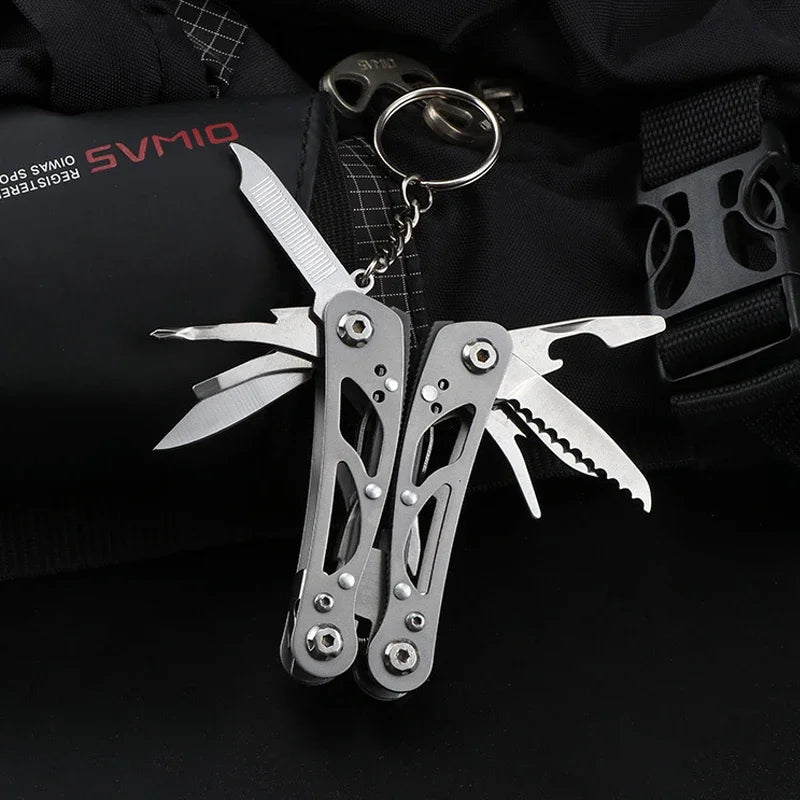 Multifunctional Folding Pliers Tool, Compact Stainless Steel Multi-Tool