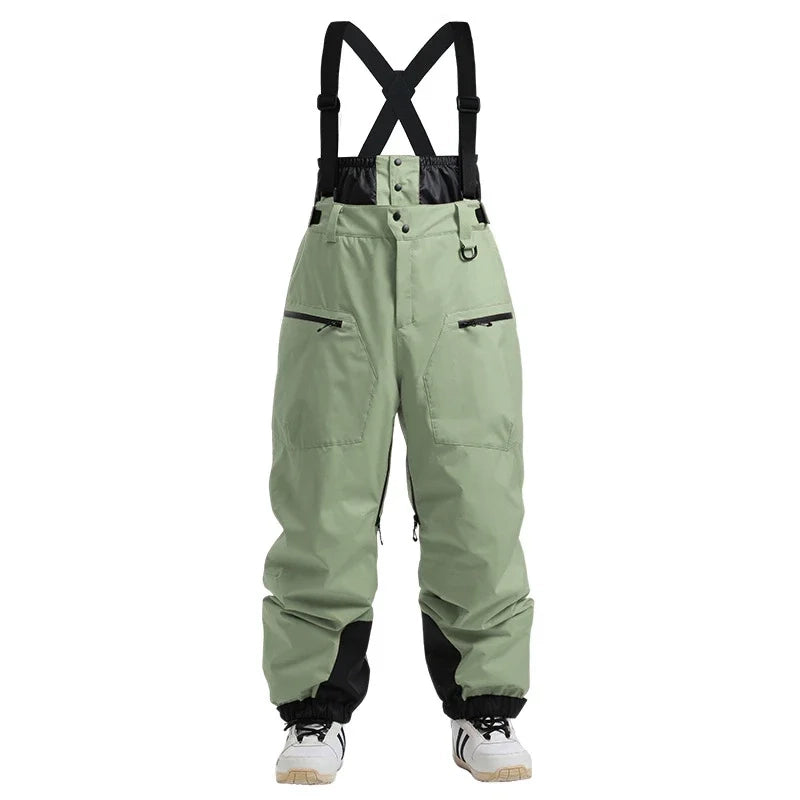 Men’s Skiing Pants – Thermal-Insulated, Waterproof & Windproof Snowboard Overalls