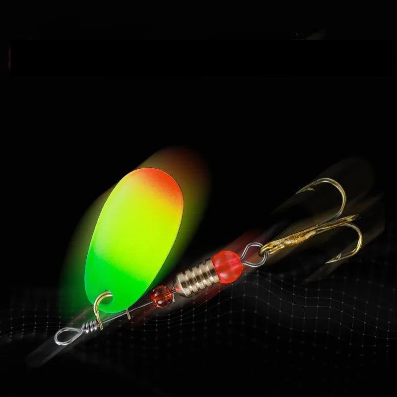 10pcs Fishing Lure Metal Spoon Spinner Kit, Premium Set