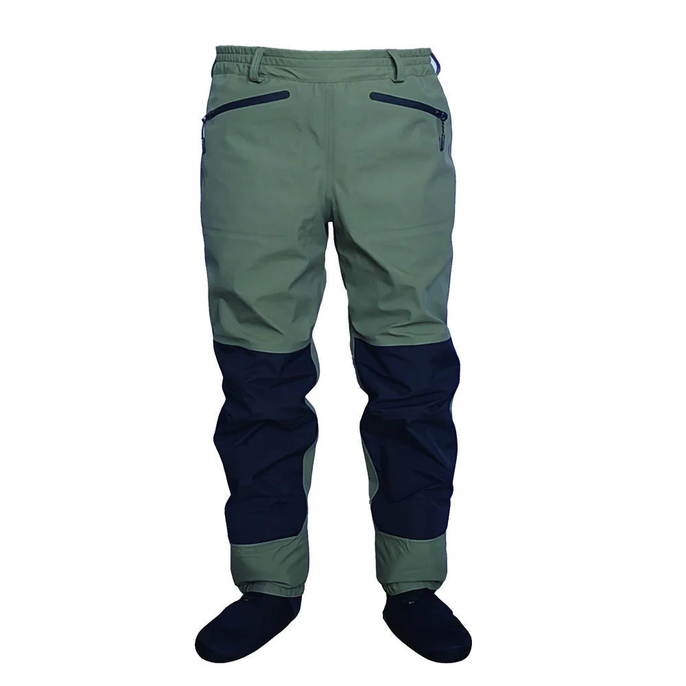 3-Layer Breathable Waterproof Fly Fishing Waist Waders