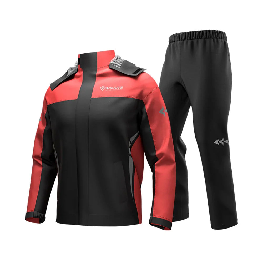 Motorcycle Raincoat Suit - Waterproof, Windproof, Lightweight
