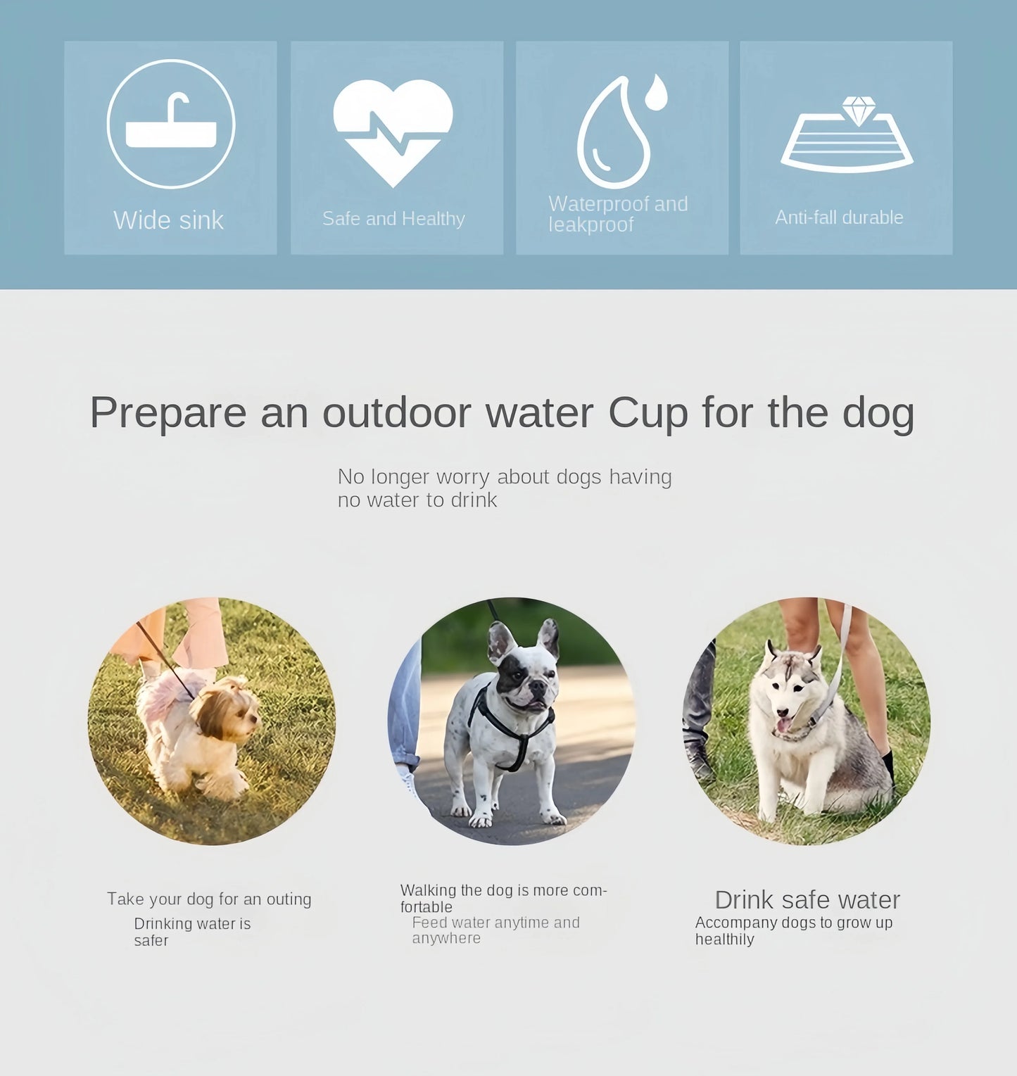 Survival Now™ Portable Pet Food & Water Storage