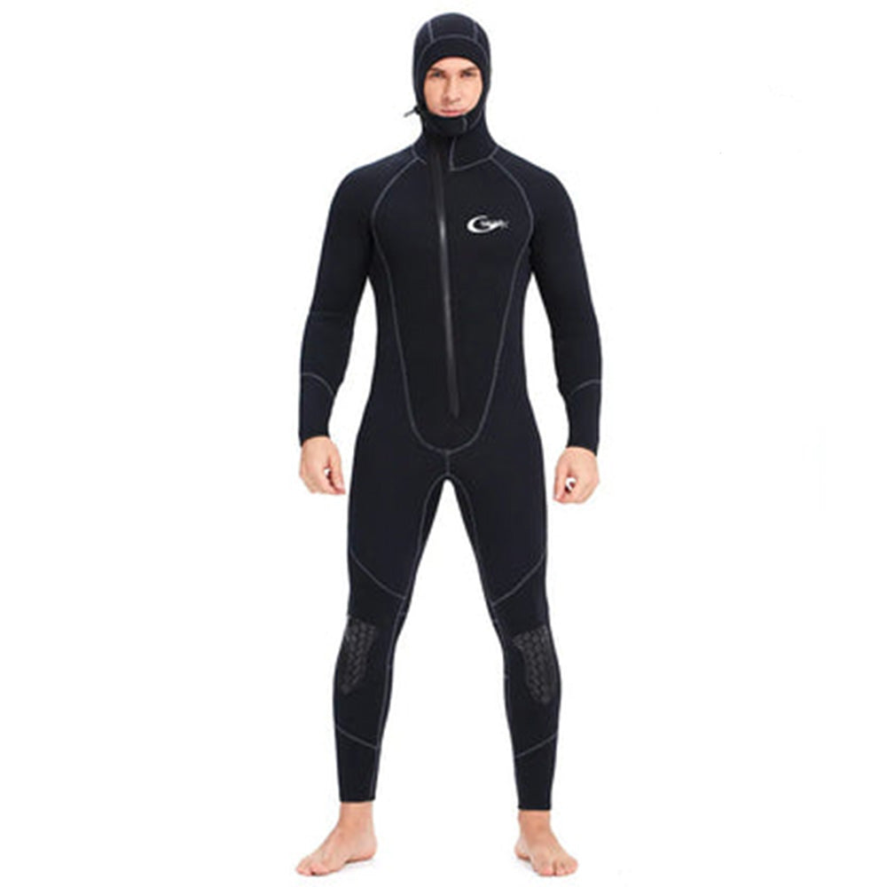 7MM Neoprene Hooded Full-Body Wetsuit