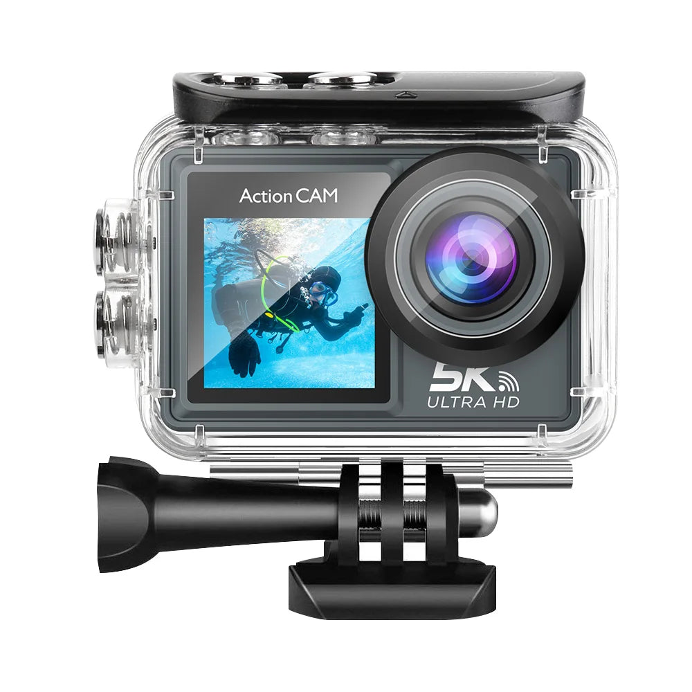 5K 4K60FPS Action Camera - Ultra HD Adventure Recording with EIS Stabilization
