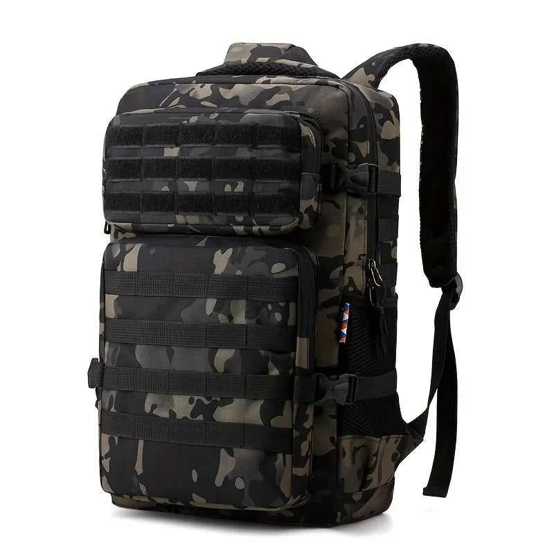 Tactical Camouflage Backpack for Hiking, Camping & Outdoor Adventures