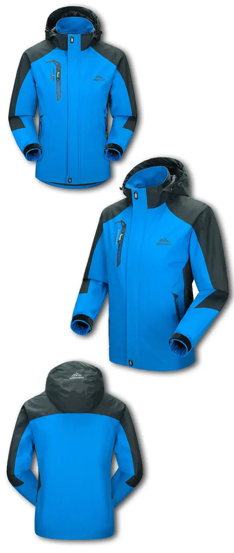 Outdoor Hiking Jacket and Pants Set for Men